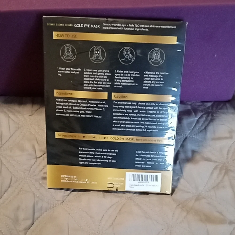 24K Gold Under Eye Mask